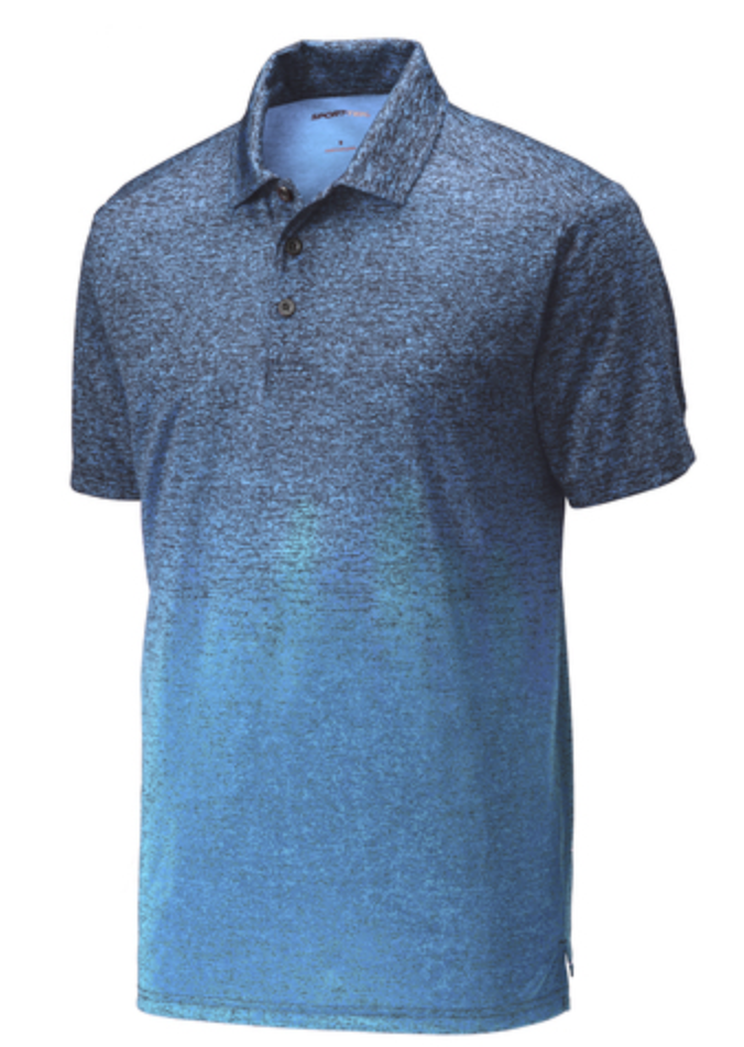 Ombre Heather Polo ST671 Sport-Tek